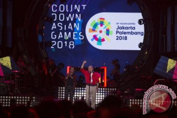 Ribuan warga Palembang saksikan countdown Asian Games 2018