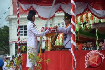 Upacara Hut Kemerdekaan di Gorontalo Utara