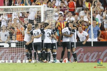Valencia awali musim atasi 10 pemain Las Palmas 1-0