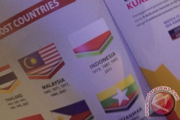 SEA Games 2017 - Bendera Indonesia dicetak terbalik di buku panduan