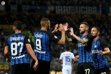 Inter atasi Genoa 1-0, laga diwarnai dua kartu merah
