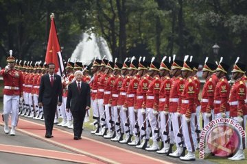 Sekjen Partai Sosialis Vietnam disambut upacara kenegaraan