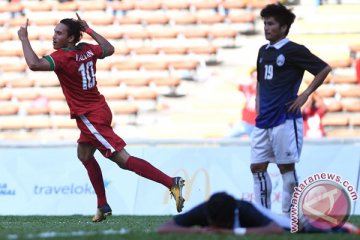 SEA Games 2017  - Ezra akhirnya mampu bikin gol