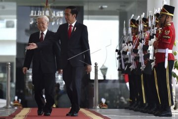 Presiden Jokowi Bersama Sekjen Partai Komunis Vietnam