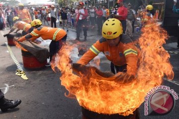 BPBD Bantul gelar lomba ketangkasan petugas pemadam kebakaran