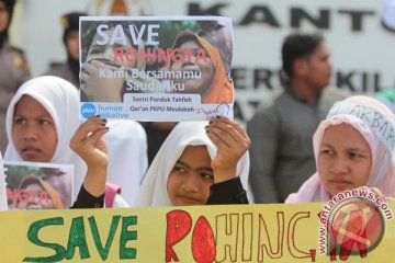 Pelajar SMP Jambi 19 kirim doa untuk Rohingya