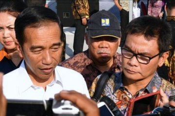 Presiden Jokowi minta percepatan pembangunan infrastruktur