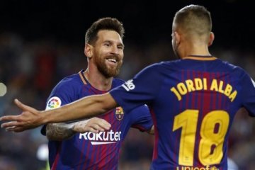 Lionel Messi pencetak gol terbanyak Liga Spanyol
