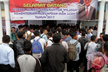 38.000 orang jalani seleksi CPNS Kemenkumam Aceh