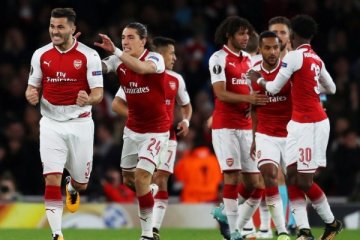 Hasil Liga Europa: Milan, Arsenal menang, Everton kalah