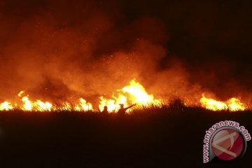 Korem 044/Garuda Dempo operasikan tim patroli malam kebakaran hutan-lahan