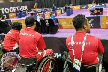 ASEAN Para Games  - Indonesia sapu bersih laga beregu tenis meja hari pertama