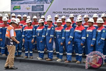Pertamina lakukan pemancangan perdana proyek gas Jambaran-Tiung Biru
