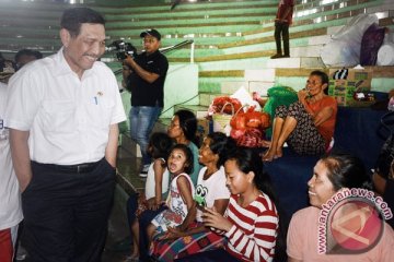 Luhut pantau Gunung Agung, bicara soal jadwal pertemuan IMF-WB