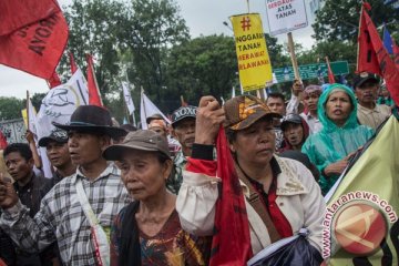 Petani tuntut perwujudan keadilan agraria