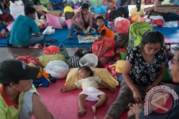 BPBD Klungkung berdayakan pengungsi Gunung Agung
