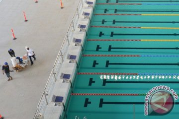 Kolam renang aquatic Bekasi siap digunakan kembali