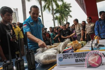 Polisi Indonesia-Malaysia bongkar sindikat pengedar narkoba