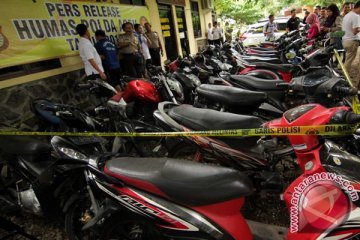 Polisi persilakan pemilik ambil puluhan motor yang dicuri
