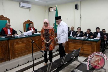 KPK eksekusi Ridwan dan istri ke Lapas Bengkulu