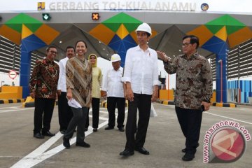 Potret Indonesia hebat di tol Sumut