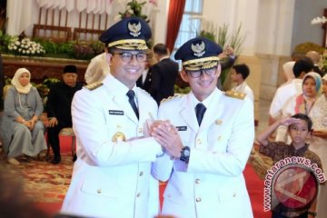 Anies-Sandi lakukan sertijab dengan Plh Gubernur