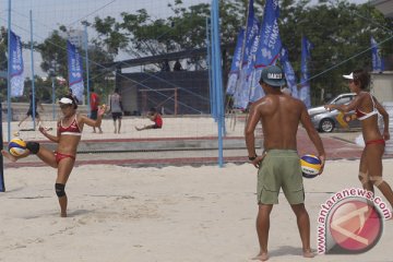 Menjelang Tes Event Volly Pantai