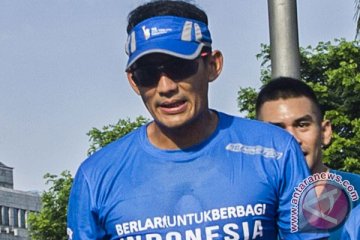 Sandiaga gowes Jumat Sehat di Jakarta Timur