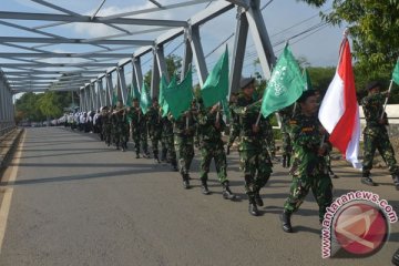 Hari Santri Nasional, ribuan santri senam Islam Nusantara