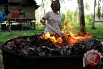 PEMBUATAN ARANG BATOK KELAPA