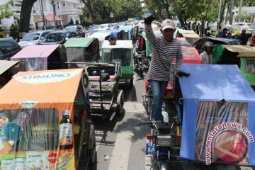 Bentor tolak taksi daring di Gorontalo