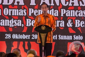 Presiden Jokowi: Ormas pemuda jadi benteng NKRI