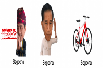 LINE kenalkan stiker pilihan Presiden Joko Widodo