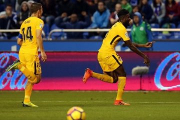 Gol dramatis Partey antar Atletico naik ke peringkat tiga