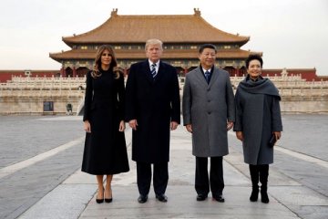 Xi Jinping dan Trump kunjungi Kota Terlarang