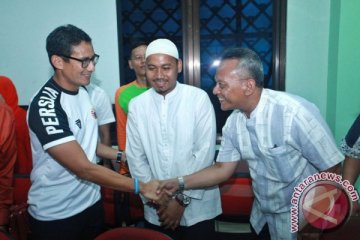 Dukungan Sandiaga Uno untuk kontingen taekwondo DKI Jakarta