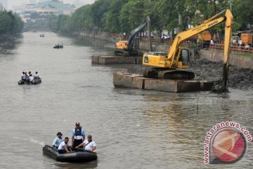 15 ribu ikan nila dilepas di Sungai Kalimas Surabaya