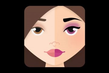 Hapus make-up di aplikasi MakeApp