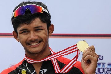 Jamal pebalap Indonesia pertama juarai etape Tour Singkarak 2017