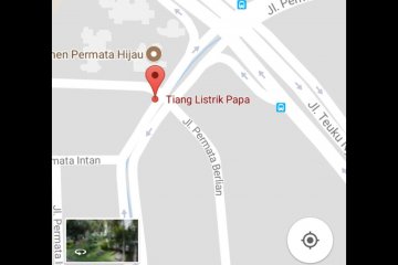 Tiang Listrik Papa muncul di Google Maps