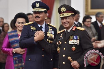 Panglima ingin TNI-Polri terus solid