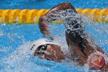 Perenang andalan Indonesia unjuk gigi di "test event" Asian Games