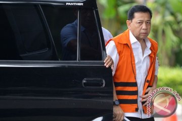 Setya Novanto hadiri sidang perdananya dalam kasus KTP-e