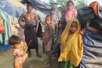 Ramadhan pertama etnis Rohingya di pengungsian