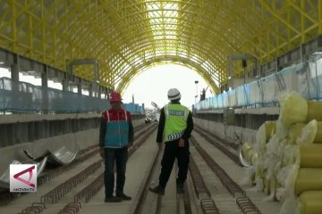 LRT Palembang  Diuji Coba Februari 2018