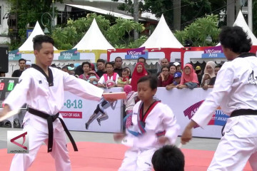 Kemeriahan Festival  Menuju Asian Games 2018