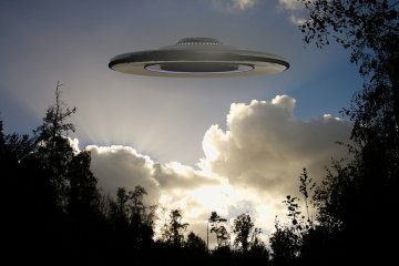 Hoaks! Kemunculan UFO di Tanah Abang