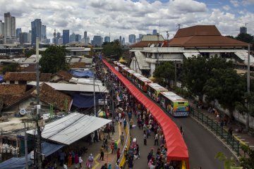 Pedagang Blog G Tanah Abang pertanyakan legalitas "tenda merah"