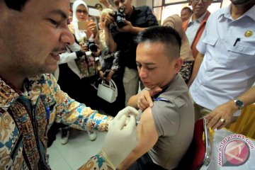 Penyuntikan ORI Difteri Polisi Aceh