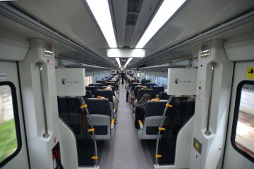 Uji Coba Operasional Kereta Bandara